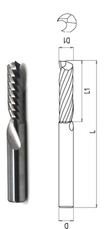 Εργαλείο τόρνου καρβιδίου σπειροειδές ενιαίο τέμνοντα εργαλεία κοπτών άλεσης μύλων τελών φλαούτων για το πλαστικό ξύλινο αλουμίνιο