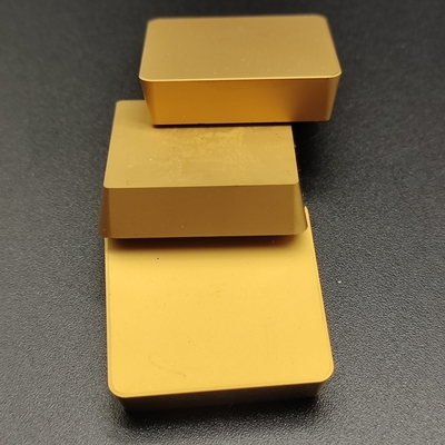 SPUN250620S στερεός κόπτης στροφής λεπίδων καρβιδίου ενθέτων καρβιδίου με το χρυσό επίστρωμα