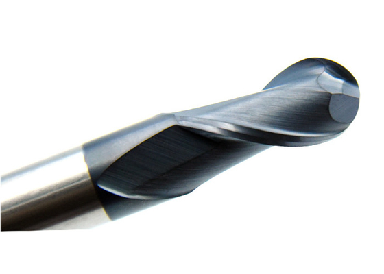 τέλος μύτης σφαιρών καρβιδίου 6mm το στερεό αλέθει 55 το φλάουτο HCC 2 για τα ξύλινα εργαλεία Metel