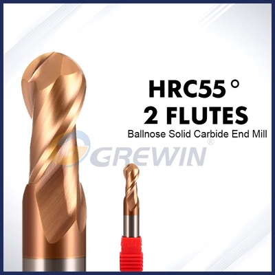 HRC55 στερεοί μύλοι τελών καρβιδίου