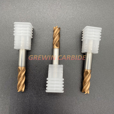 GREWIN HRC55 ντυμένος χαλκός 4F βολφραμίου μύλος τελών χοντροδουλέματος καρβιδίου επίπεδος